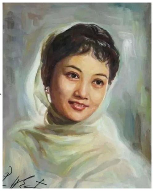 明星肖像油画